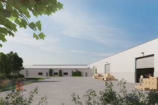 Dit hoogwaardig bedrijfsgebouw heeft een totale oppervlakte van 3.775 m² waarvan 275m² kantoren en sociale ruimte. De site is vlot bereikbaar...