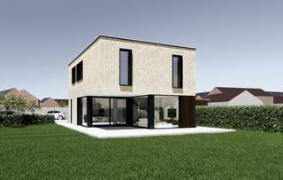 Prachtige hedendaagse nieuwbouwwoning afgewerkt met kwaliteitsvolle materialen & hoge afwerkingsgraad op perceel van 664 m² te...