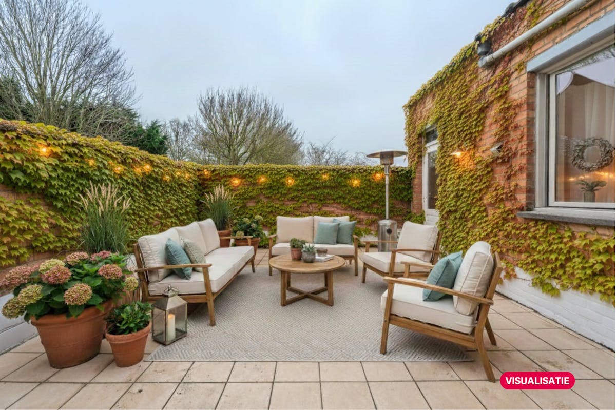 Gelijkvloers appartement met 3 slaapkamers en zonneterras - foto 5