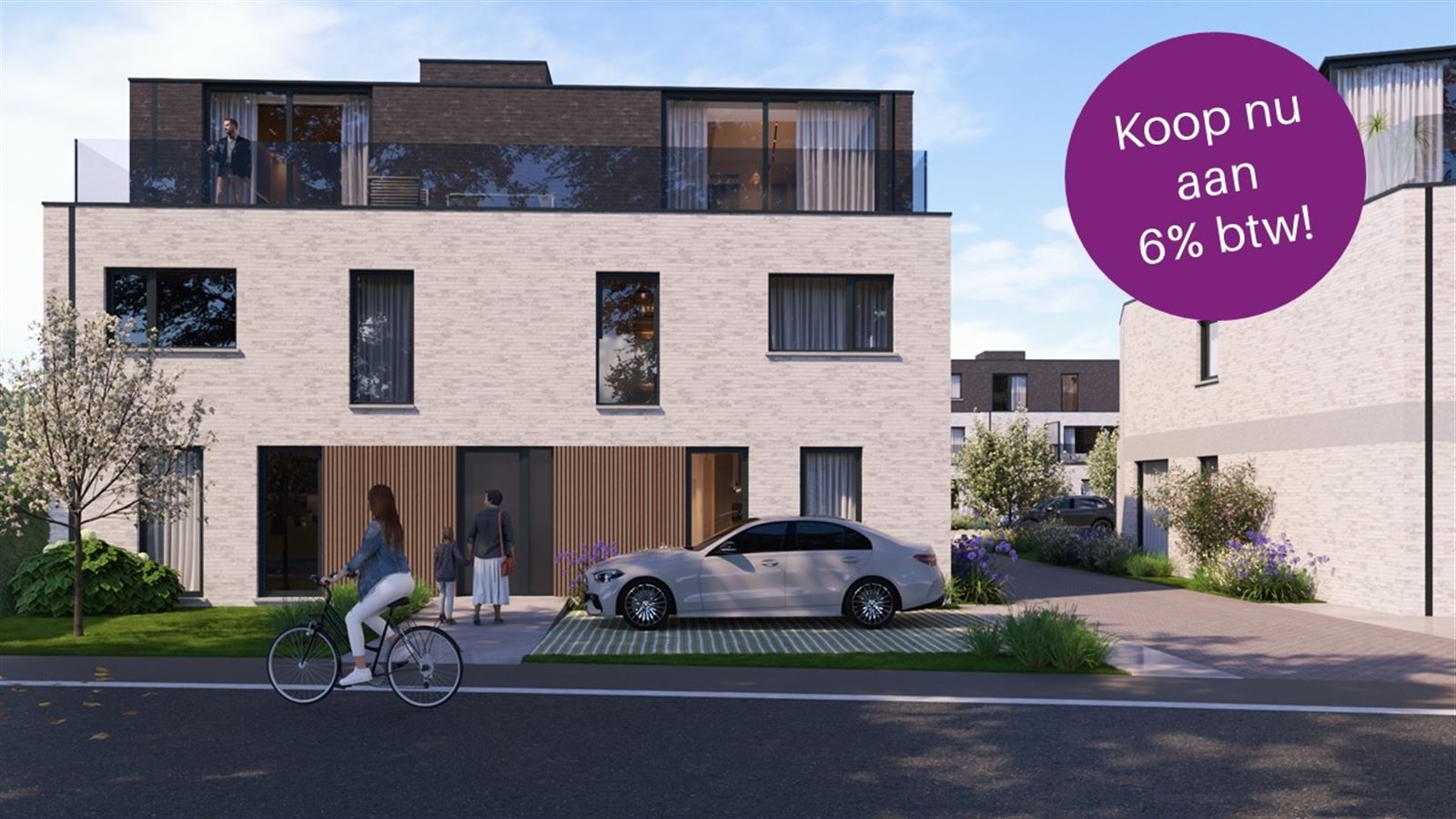 Gelijkvloers appartement met 2 slaapkamers - foto 1