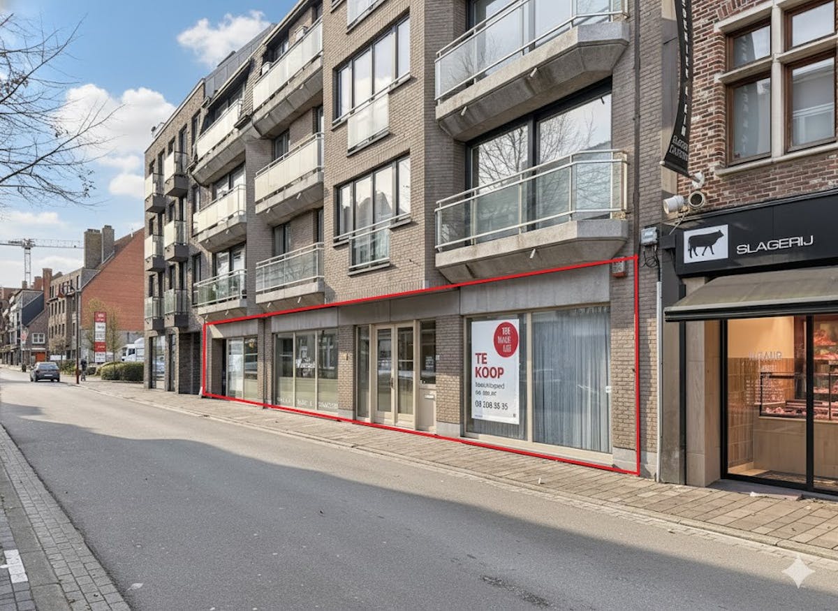 Handelspand (ca. 190 m²) te koop in centrum Aalter - foto 2