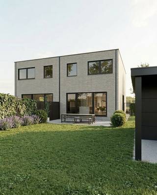<p>Deze energiezuinige halfopen woningen in Kortenaken met 3 of 4 slaapkamers biedt een unieke combinatie van modern wooncomfort, hoogwaardige afwerking en duurzame technieken. Gelegen aan de Tiensesteenweg woon je hier in een rustige omgeving met een uitstekende bereikbaarheid.</p><p>Bij het betreden van de woningen kom je terecht in een open, lichtrijke leefruimte waar grote raampartijen zorgen voor een aangename lichtinval. De moderne keuken is volledig uitgerust met ingebouwde Miele-toestellen en sluit naadloos aan op de leefruimte, wat zorgt voor een harmonieus geheel waar koken en ontspannen samenkomen.</p><p>Op de bovenverdieping bevinden zich 3 of 4 ruime slaapkamers, elk voorzien van een eigen warmtepomp voor optimaal comfort. De badkamer is stijlvol ingericht met een dubbele wastafel, een inloopdouche en een bad, waardoor functionaliteit en luxe perfect samenkomen.</p><p>Buiten geniet je van de mogelijkheid tot een volledig aangelegde tuin, ideaal om tot rust te komen. Extra opties zoals schilderwerken en een laadpaal maken het mogelijk de woning volledig naar jouw wensen af te werken.</p><p>De woningen zijn  uitgerust met 18 zonnepanelen en een thuisbatterij, wat in combinatie met een regenwaterput van 7.500 liter zorgt voor een uiterst duurzame leefomgeving. Dankzij het uitzonderlijke E-peil van -18 profiteer je van een bijzonder laag energieverbruik.</p><p>De ligging in Kortenaken is bijzonder aantrekkelijk: je woont in een rustige straat met een vlotte verbinding naar omliggende steden zoals Tienen en Diest. Winkels, scholen en andere voorzieningen bevinden zich op korte afstand, net zoals groene zones en fiets- en wandelroutes.</p><p>Ben je op zoek naar een instapklare, energiezuinige woning met moderne afwerking in Kortenaken, dan is dit een uitstekende kans. Neem contact op voor meer informatie of een bezoek.</p>