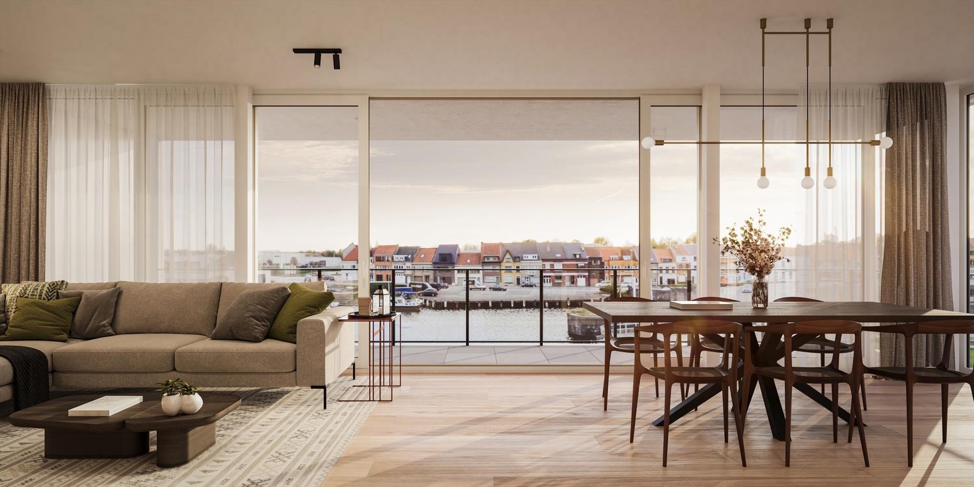 Ruim nieuwbouwappartement met 2 slaapkamers en zuidgericht terras in project De Blauwe Parel - foto 4