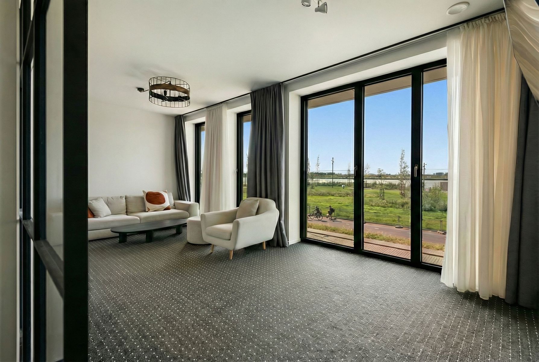 Moderne studio met frontaal zicht op de Schelde - foto 4