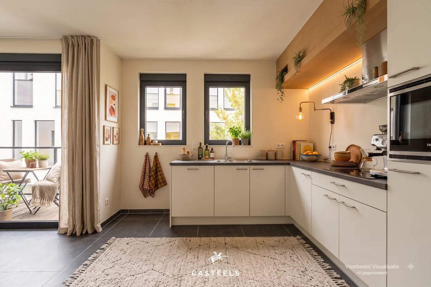 Lichtrijk appartement met grote gemeenschappelijke tuin - foto 5