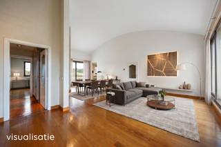 <strong>Is je woning te groot? Te veel onderhoud? Te afgelegen? Wil je wonen in het groene Kasterlee? Maak dan snel een afspraak in dit groot appartement met drie slaapkamers, twee grote terrassen. Een uitzonderlijk grote garage en veel bergruimte op de zolder en in de kelder krijg je er zo maar bij... <br /></strong><br /><strong>Ligging:</strong> centrum van Kasterlee <br /><br /><strong>Indeling:</strong> inkomhal, woonkamer, keuken, keukenberging, 3 slaapkamers, badkamer, zolderberging, kelderberging, garage, twee terrassen<br /><br /><strong>Omschrijving: </strong>groot appartement op de derde verdieping van "Residentie Bosrand", (bouwjaar 2001) gelegen in het centrum nabij winkels en natuur. Inkomhal met gastentoilet, lichte woonkamer met hoge plafonds, zowel voor-als achteraan een groot terras met zonneluifel. Keuken met alle comfort en een aansluitende wasplaats. Nachthal met toegang naar de drie slaapkamers en de badkamer met ligbad en douche. Uitschuiftrap naar een erg ruime zolderberging (+/- 60 m²). Het appartement is vrijwel overal bevloerd met eiken parket. Kelderverdieping met private kelderberging en een uitzonderlijk grote garage met automatische poort. Gemeenschappelijke fietsenberging en binnenplein met gemeenschappelijke tuin. Meerdere laadpalen 200 meter verderop aan sporthal Duineneind.<br /><br />Geen bovenburen! Aanbod in Kasterlee is erg beperkt! Mits schilderwerk en opschuren parket is het appartement vrijwel instapklaar!<br /><br /><strong>Maandelijkse lasten:</strong> € 171 o.a. voor afvalophaling, poetsen traphal, onderhoud tuin<br />Epc-score: 159 kWh/m² (label B)<br /><br /><strong>Bijzondere informatieplicht: </strong><span>omgevingsvergunning stedenbouwkundige handelingen uitgereikt, woongebied, geen rechterlijke herstelmaatregel of bestuurlijke maatregel opgelegd, geen voorkooprecht ruimtelijke ordening, geen omgevingsvergunning voor verkavelen van gronden.</span>