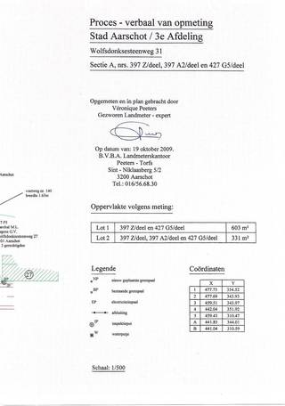 Mooi recht perceel van 6 are 03 ca voor vrijstaande woning in Langdorp te koop!Woongebied met landelijk karakter, op slecht 8 km van...