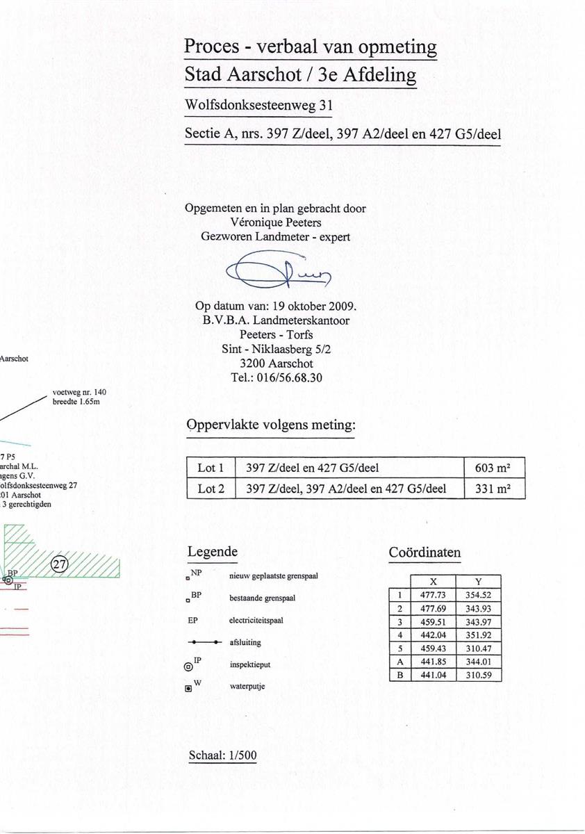  Mooi recht perceel van 6 are 03 ca voor vrijstaande woning in Langdorp te koop! - foto 2