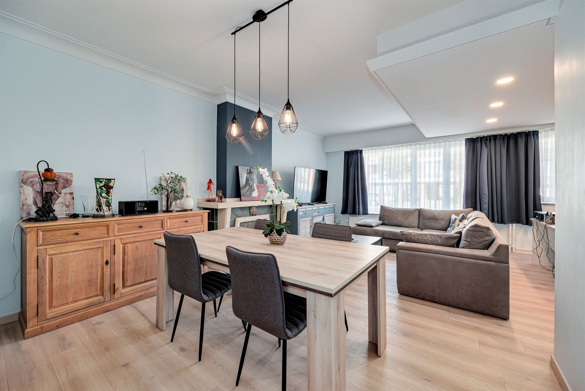 2 gekoppelde appartementen - 3 slk + 2 badk + grote tuin - foto 3