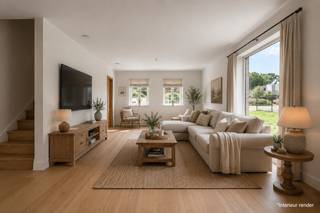 Voor uitgebreide info, surf naar www.SWEVERS.be! – Zeer energiezuinig, uiterst stijlvol, landelijke uitstraling én een absolute toplocatie. Wie hier plots enkele belangrijke troeven van zijn wenslijst hoort afgevinkt worden haast zich best naar de Diestersesteenweg vlakbij het centrum van Paal. Deze prachtige, vrijstaande nieuwbouw villa kan binnenkort immers jouw warme en fijne nieuwe thuis worden. Op dit knappe perceel van 5a 73ca schittert binnenkort een wondermooie, stijlvolle en bovenal uiterst energiezuinige nieuwbouwwoning. De buitenkant wordt gerealiseerd met een zeer gracieuze pastorie-‘look’. Aan de binnenzijde heb jij het voor het zeggen. Jij bepaalt namelijk mee hoe jouw droomwoning dient afgewerkt te worden om volledig te voldoen aan jouw smaak en wensen. Gelijkvloers krijg je naast de inkomhal, met gastentoilet, een grote leefruimte met open keuken. Beide delen genieten van een zalige hoeveelheid natuurlijke lichtinval en zicht op de tuin. Verder is er gelijkvloers nog een handige berging. Boven is er een zeer grote badkamer en twee slaapkamers waarvan de master bedroom zelfs een inloop dressing esnuite krijgt. De vaste trap naar de zolder zorgt ook nog eens voor 46m² aan extra potentieel. Interesse? Tel. 011 255 155. Bron bewoonbare oppervlakte: EPC – verslag.