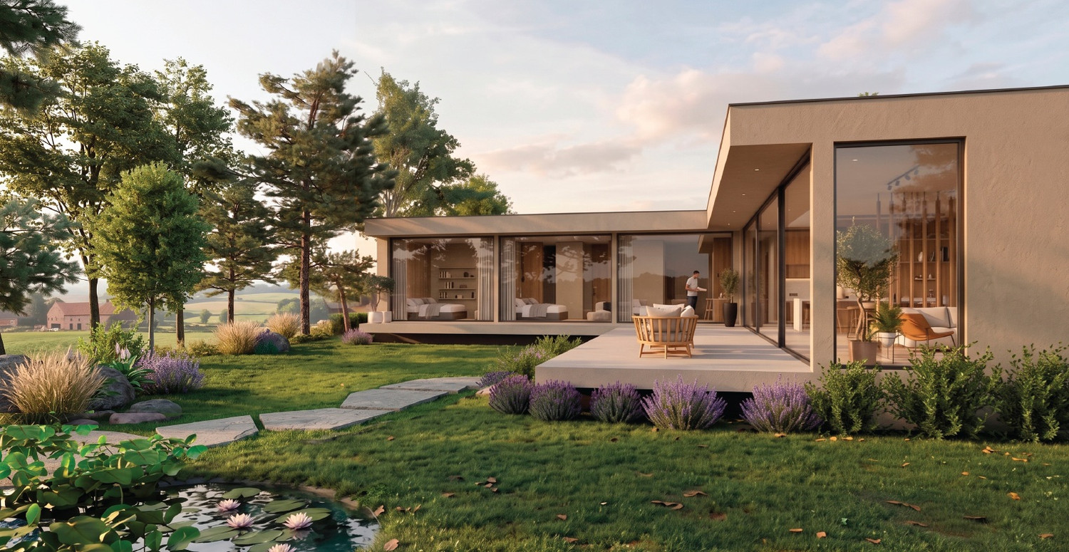 Perceel van 1.600M2 – met vergunning voor exclusieve villa aan 6% BTW. - foto 4