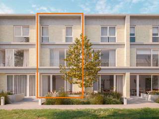 Ontdek deze ruime, energiezuinige woning (E-peil A) met 3 slaapkamers, 2 badkamers en een ruim terras.<br />De woning combineert doordachte architectuur met hedendaags comfort en een logische indeling over drie niveaus.<br />Op het <strong>gelijkvloers</strong> vind je een <strong>lichtrijke leefkeuken</strong> met rechtstreekse toegang tot het terras, een inkomhal en een <strong>aparte toilet</strong>.<br />Op de <strong>eerste verdieping</strong> bevindt zich de <strong>leefruimte</strong>, samen met <strong>1 slaapkamer</strong>, een <strong>badkamer </strong>en een<strong> berging</strong>. De <strong>tweede verdieping</strong> biedt nog <strong>2 slaapkamers</strong>, een <strong>tweede badkamer</strong>, een <strong>aparte toilet</strong> en een <strong>zeer ruim terras</strong> — ideaal om te ontspannen of gezellig te tafelen in de zon.<br />Elke woning beschikt over een <strong>privatieve fietsberging</strong>. Een <strong>autostaanplaats</strong> is verplicht aan te kopen.<br /><strong>Energiezuinig wonen</strong><br />Deze woning voldoet aan de nieuwste energienormen en is uitgerust met moderne technieken voor een laag energieverbruik.<br /><strong>Meer info?</strong><br />📞 <strong>T 03 388 03 28</strong> ✉️ <strong>info@matexi.be</strong> 💻 <strong>Bekijk het volledige aanbod op matexi.be</strong><br /> 