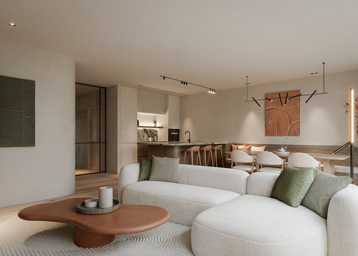 Nieuwbouw 2 slaapkamer appartement te Heist - foto 4