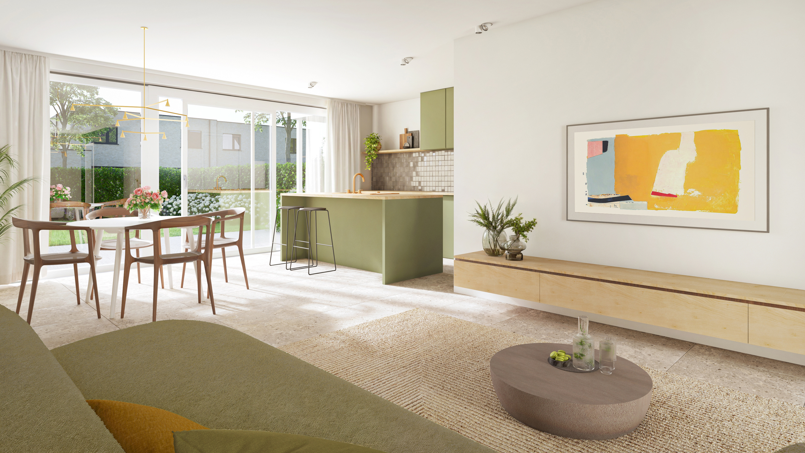 Energieneutrale nieuwbouwwoningen met 4 slpk te Astene - foto 5