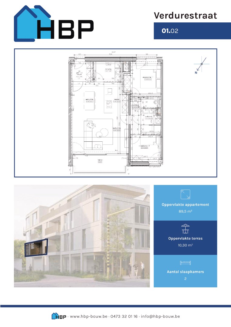 Project Verde - Modern wonen in het hart van Oudenaarde - foto 4