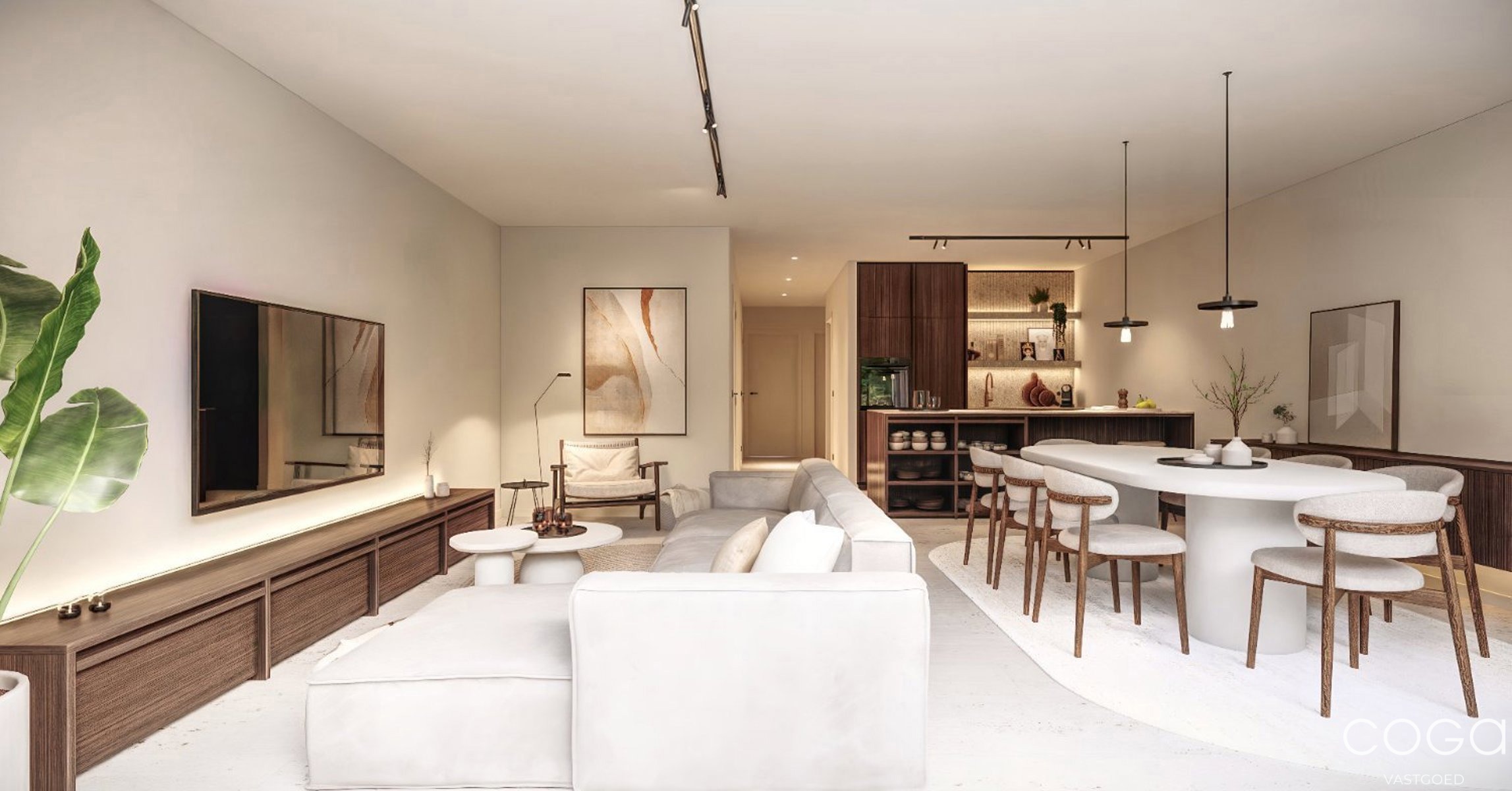 Gelijkvloers nieuwbouwappartement, 2 slaapkamers + zuidtuin - foto 4