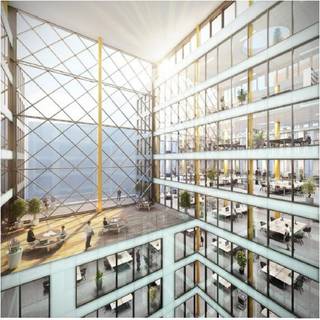 Een belangrijke ontwikkeling van comfortabele, lichtrijke kantoren in het centrum van de stad. Tweed, gelegen in het hart van Brussel, is een kantoorproject van 12 verdiepingen met een totaal van 16.000 m². Het dichtstbijzijnde metrostation is 'Louise'. Het omvat een atrium op de begane grond, een mezzanine op de eerste verdieping die uitgeeft op 10 verdiepingen, en vier terrassen met uitzicht op het Justitiepaleis en de stad. Het gebouw heeft ruime afmetingen en is ontworpen om optimaal gebruik te maken van het daglicht. Het gebouw is modulair en flexibel, de ruimtes kunnen gemakkelijk worden verdeeld om een of meer huurders te huisvesten. Een plafondhoogte van 2m70 maakt het gebouw des te leefbaarder, met een HVAC-systeem via een klimaatplafond, evenals geperforeerde verlaagde plafonds en verhoogde vloeren die standaard in alle kantoorverdiepingen zijn aangebracht. Tweed belichaamt de meest efficiënte passieve architectuurtechnieken voor kantoorgebouwen, terwijl het echte flexibiliteit biedt aan de gebruikers, die ook alle geboden comfort zullen waarderen. Een fitness ruimte en een business center maken het dienstenaanbod compleet. Het Tweed-project heeft ook de ambitie om te voldoen aan de vereisten voor BREEAM-certificering, in de categorie "uitstekend".<br />