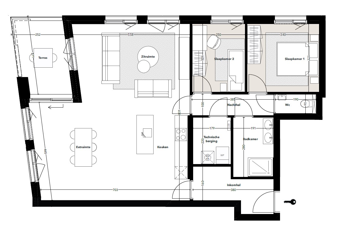 Appartement à vendre à Waregem avec 1 chambre - photo 5