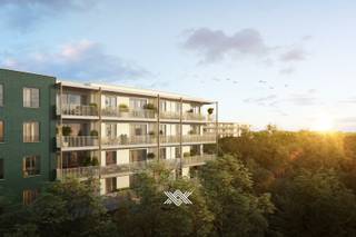 Dit ruim gelijkvloers appartement van 100m² beschikt over een lichtrijke eet- en leefruimte met toegang tot het eerste, zuid-gerichte terras van 10m², een open keuken met toegang tot het tweede terras van 9m², een praktische berging, een gastentoilet, een badkamer met inloopdouche en dubbele lavabo en 2 ruime slaapkamers. <br /><br />Bloei is een duurzaam nieuwbouwproject ingeplant in een groene omgeving tussen het Vossenbos en een nieuw park en dit op 7 minuten fietsen van Station Gent Sint-Pieters en op wandelafstand van de tramhalte van lijn 1. Bovendien is er voor ieder appartement een ondergrondse parkeerplaats voorzien. <br /><br />Bewoners van Bloei kunnen genieten van een hoog-efficiënte warmtepomp in combinatie met zonnepanelen, akoestische en thermische isolatie, resulterend in een E-peil lager dan E22, wat tal van voordelen biedt voor zowel uw maandelijkse energiefactuur als uw persoonlijk comfort. <br /><br />Benieuwd naar dit nieuwbouwproject? Maak uw persoonlijke, vrijblijvende afspraak via gilles@landbergh.be of 09 225 25 24.