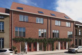 Ontdek een duurzaam nieuwbouwproject in het hart van de Brugse Poort, waar modern comfort, ecologie en stadsleven perfect samenkomen. Deze vier energiezuinige gezinswoningen bieden je een zeldzame kans om te wonen in een rustige straat op wandelafstand van het water aan de Groendreef.
Elke woning biedt circa 165 m² nette woonoppervlakte, een lichtrijke en flexibele indeling, een tuin van ongeveer 40 m² én een terras op de eerste verdieping. Dankzij hoogwaardige houtskeletbouw, ecologische materialen en technieken zoals driedubbel glas, ventilatiesysteem D, warmtepomp en zonnepanelen woon je uitzonderlijk energiezuinig en comfortabel. Kopers krijgen bovendien de keuze tussen verschillende afwerkingsniveaus, van wind- en waterdicht met technieken tot een volledig instapklare sleutel-op-de-deurafwerking.
De woningen beschikken over een doordachte indeling met leefruimte, keuken, vier ruime slaapkamers, twee badkamers en extra berging. De stijlvolle afwerking met witte stalen balustrades en keramische dorpels in wijnrode tinten geeft het geheel een eigentijdse, elegante uitstraling.
Gelegen in een levendige buurt met alle voorzieningen vlakbij en uitstekende verbindingen naar het centrum en openbaar vervoer, vormt dit project een unieke woonkans in Gent.
Contacteer ons snel en ontvang als eerste deze informatie en de verschillende afwerkingsmogeliyjkheden van casco, naar casco + tot volledig afgewerkt..