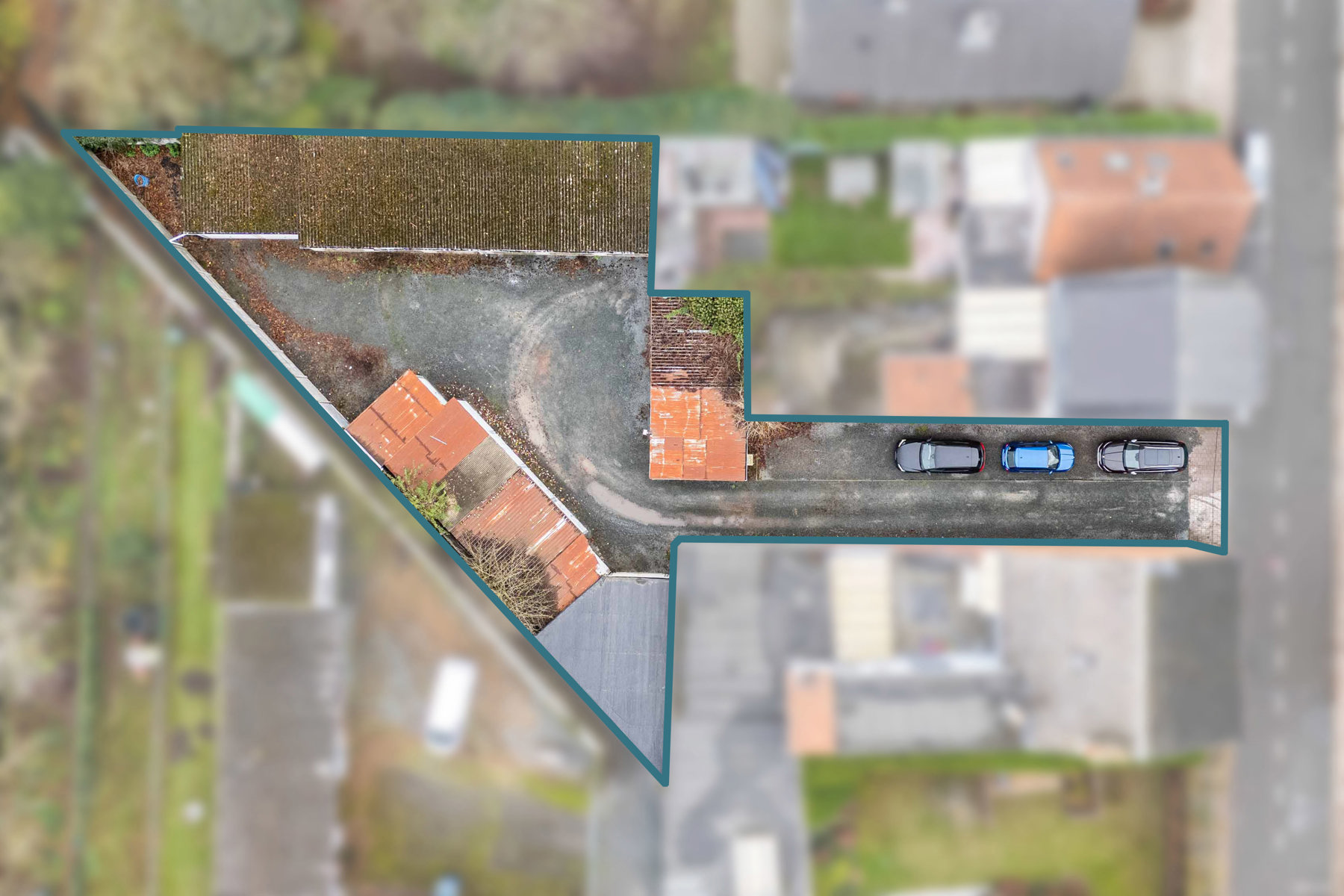 Bouwgrond met garageboxen in centrum Ternat - foto 3