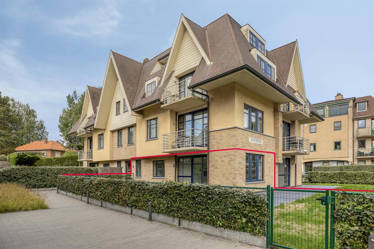 Appartement met 2 slaapkamers en tuintje in centrum Koksijde - foto 1