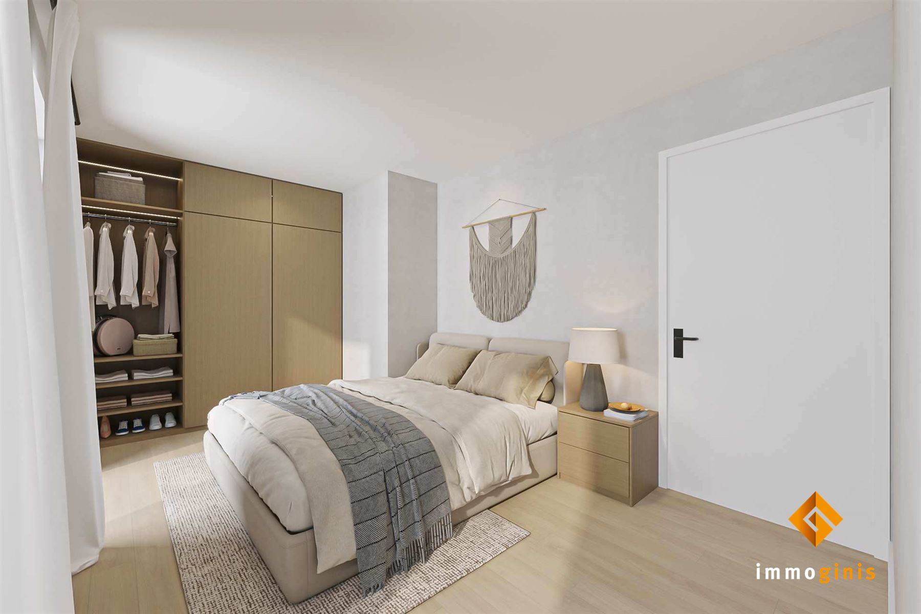 Eerste verdieping: zeer ruim appartement met 2 slaapkamers overdekt terras van 17m!. - foto 5