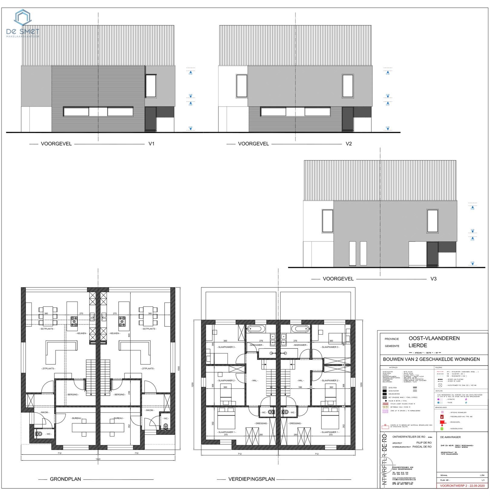BOUWGROND MET VERGUNNING EN PLANNEN TE KOOP TE LIERDE. - foto 4