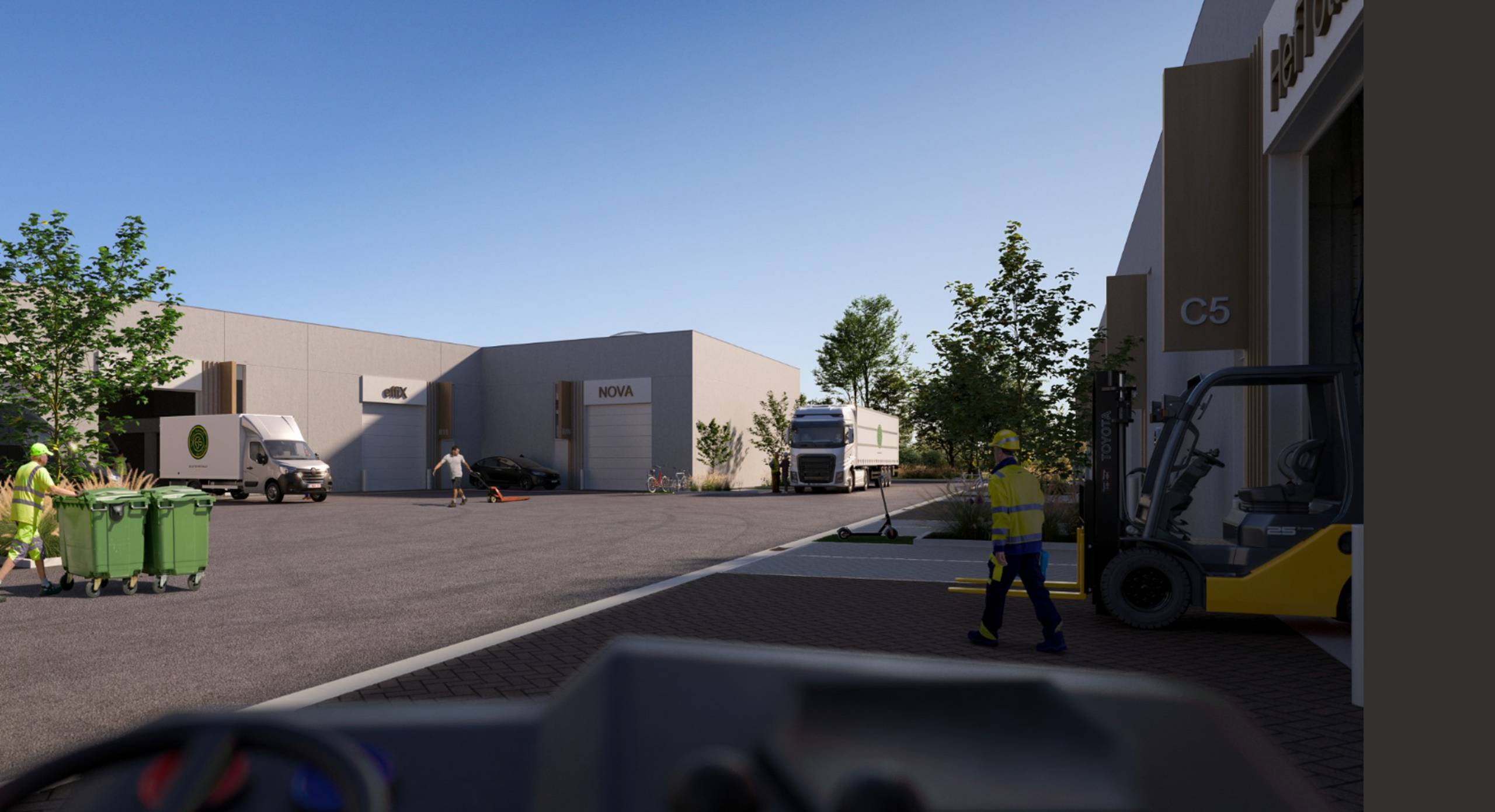 Nieuwbouw unit te huur van 216m² + 70m² verdiep te Kampenhout! - foto 3