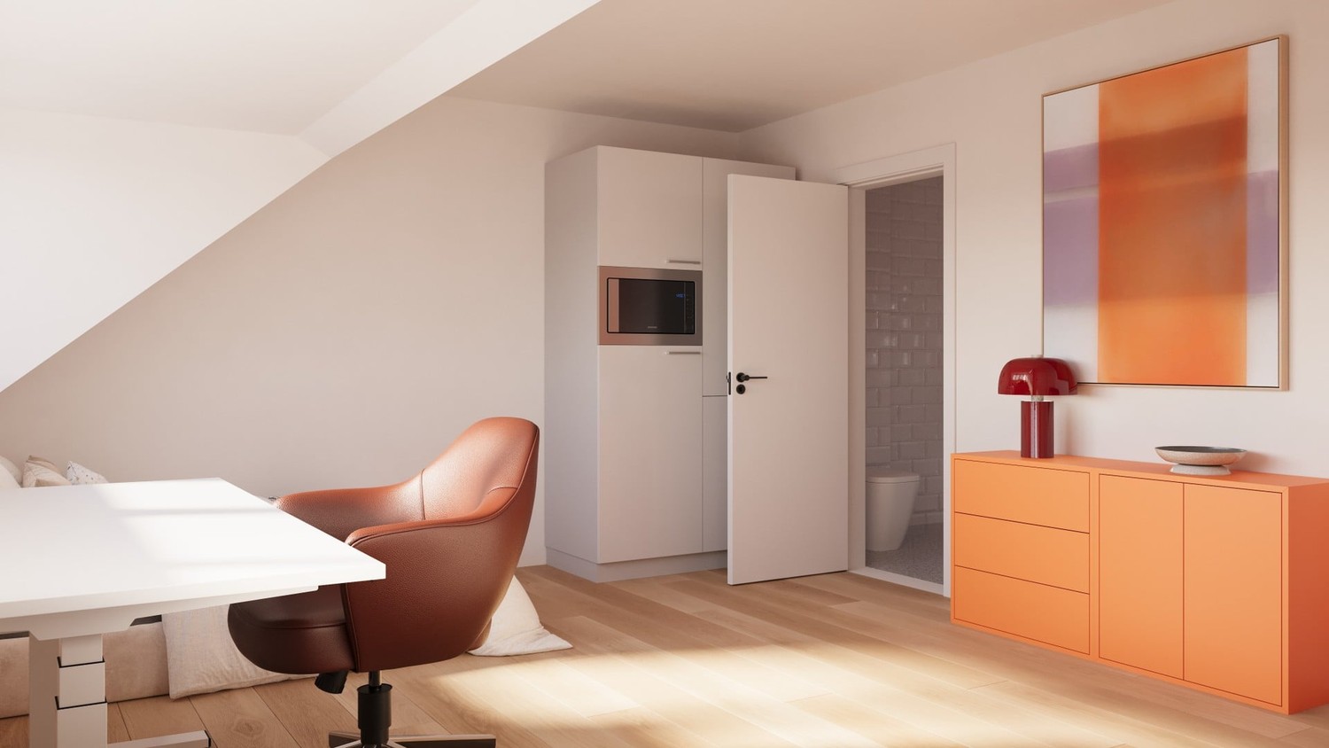 TOTAALRENOVATIE - Gemeubelde studentenkamer met eigen sanitair op een topligging te centrum Leuven! EPC A-label! - foto 5