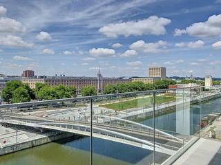 Tour & Taxis - Dit prachtige appartement is gelegen op de 7de verdieping van een recent opgeleverd gebouw aan het kanaal, vlak naast Tour & Taxis...