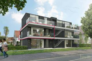 !! Ontdek dit project tijdens het OPENDEURMOMENT n.a.v. ons NieuwbouwWeekend, op zaterdag 24/10 van 12u tot 13u !!<br /><br />Nieuwbouwappartement (82,5m²) met 2 slaapkamers en zonnig terras (15,6m²) in de Residentie Cézanne, gelegen langs de Strandlaan te Sint-Idesbald.<br /><br />INDELING<br />> 1e verdieping:<br />- keuken met eetplaats en toegang tot het ruime zonneterras<br />- berging<br />- lichtrijke leefruimte<br />- 2 slaapkamers<br />- badkamer met toilet, douche en wastafel<br /><br />> Kelder: gemeenschappelijke fietsenstalling en mogelijkheid tot aankoop staanplaats of garage. <br /><br />Residentie Cézanne biedt de perfecte combinatie van luxe en comfort in een kleinschalig project van slechts vijf hoogwaardige appartementen. Het project is gelegen in het rustige Baaldje, een oase van rust en groen. Hier kunt u optimaal genieten van de serene omgeving en de nabijheid van alle nodige voorzieningen.<br /><br />Het project is een perfect staaltje van moderne architectuur met een strakke, stijlvolle uitstraling. <br />De appartementen beschikken over hoge aluminium ramen die zorgen voor veel natuurlijk licht en een ruimtelijk gevoel. De zwarte houten gevelbekleding en aluminium ramen dragen bij aan de elegante en hedendaagse uitstraling van het gebouw.<br /><br />Elk appartement is uitgerust met vloerverwarming via een geavanceerde warmtepomp (geothermie) en een ventilatiesysteem D voor een optimaal binnenklimaat. <br /><br />Geniet van verrassende indelingen zonder onnodige hoeken en kanten, en royale terrassen voor ultieme ontspanning. De appartementen op de begane grond zijn voorzien van privétuintjes, waar kleine honden welkom zijn.<br /><br />Interesse in dit project? Neem dan zeker contact op met de dossierverantwoordelijke Sarah Velle via 0470 10 52 78 of sarah.velle@dewaele.com.<br /><br /><br />Bestuursmaatregelen in het maatregelenregister: nee<br /><br />Deze AI-visualisaties zijn bedoeld als inspiratie. Er werd geen rekening gehouden met technische specificaties, stedenbouwkundige voorschriften of de concrete mogelijkheden tot realisatie.