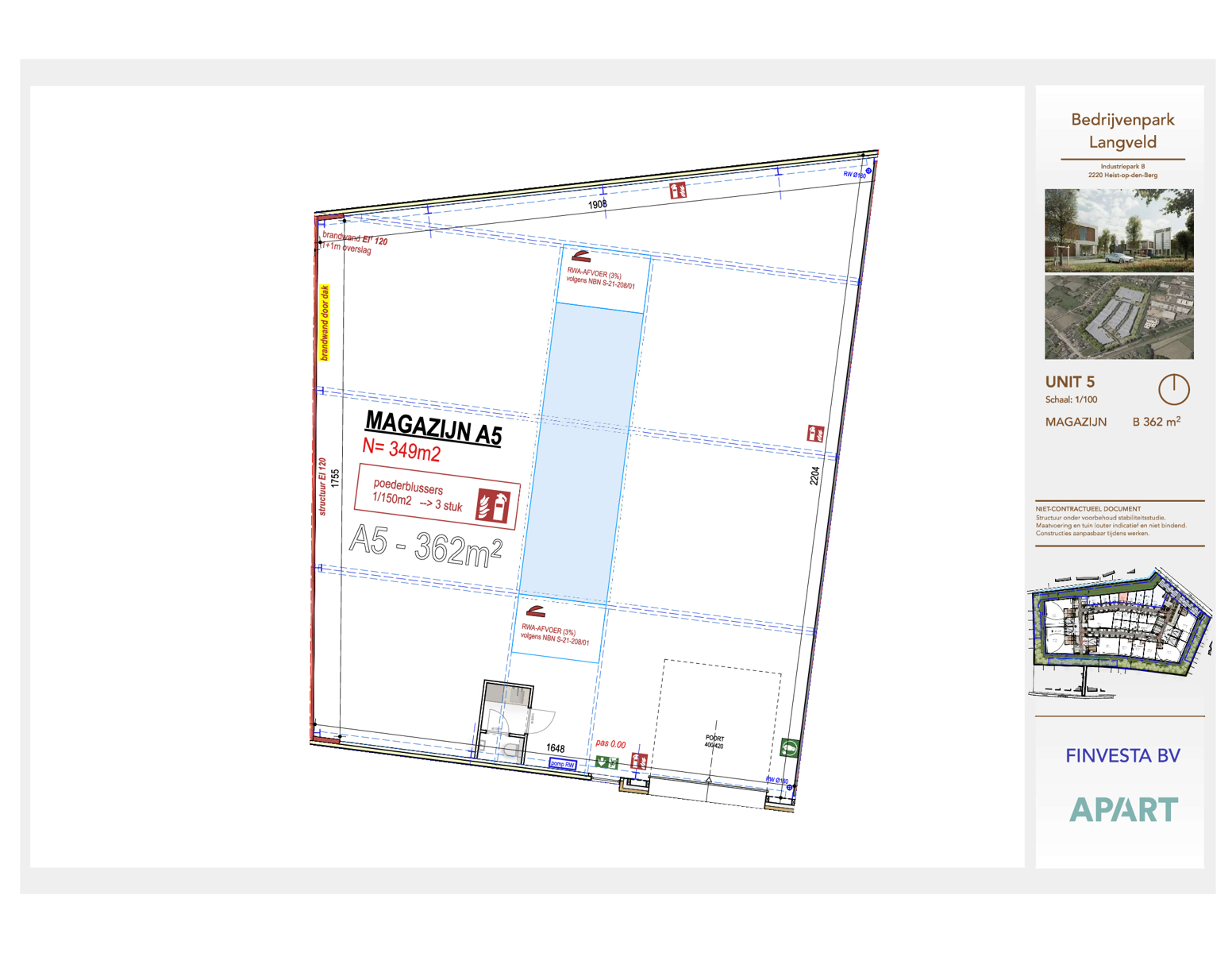 Magazijn van 362m² - foto 2