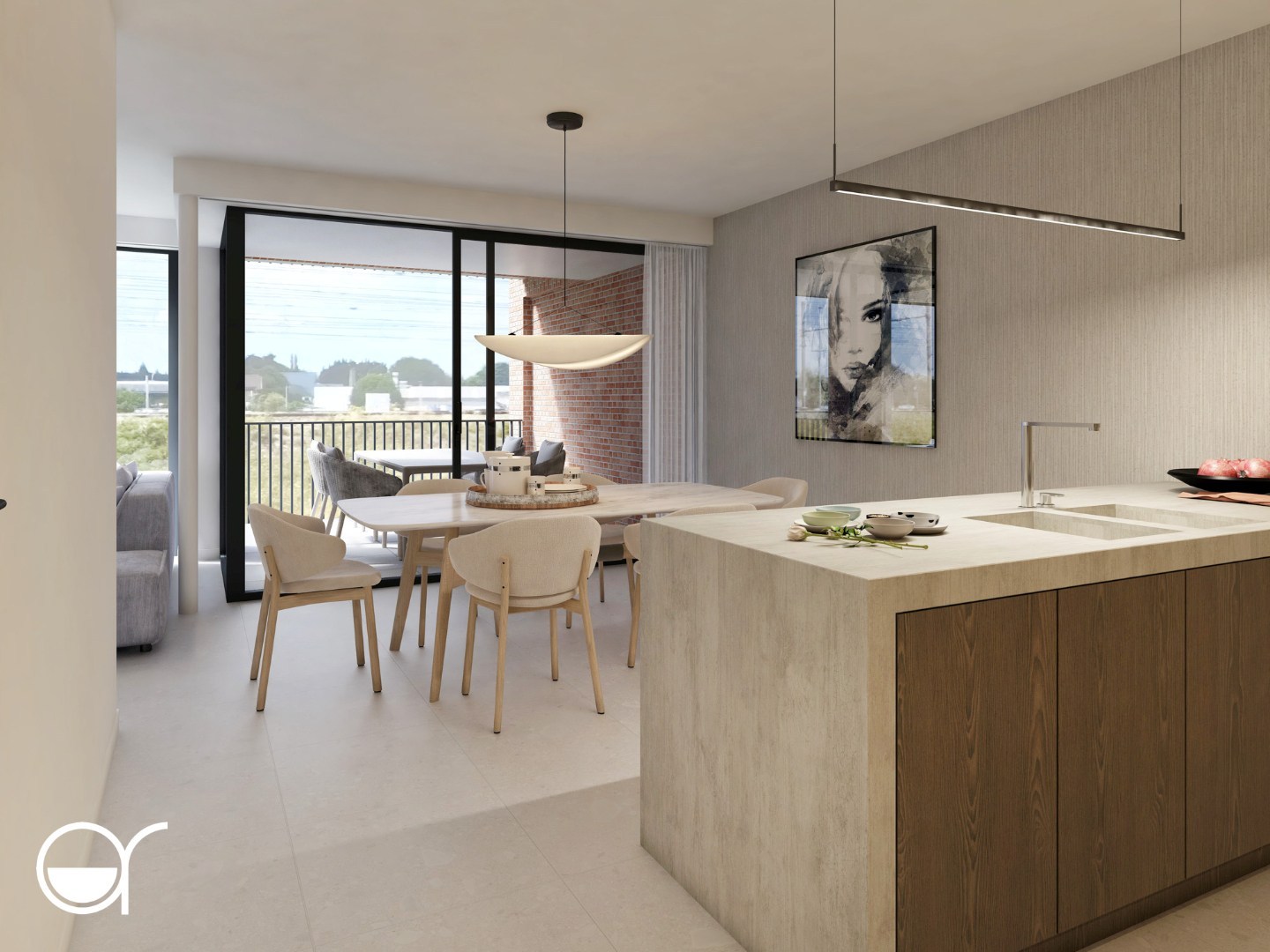 Ruim gelijkvloers 2-slaapkamersappartement met 2 terrassen in nieuwbouwproject Ernest - foto 5