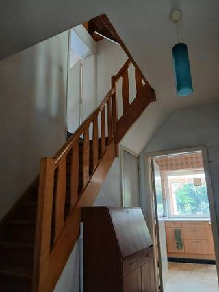 This house enjoys a very popular location near schools, shops and public transport. An ideal opportunity for those who want to combine space, potential and a central location.The garden offers access to a play/walking zone.Very solid brick and concrete construction, interior and utilities need to be renewed, including the possibility of additional construction. When you enter the house, you will immediately find the toilet, the staircase with a basement door underneath, entrance to the living room on the right and you will continue walking to the kitchen where you will find your way to the large utility room and the indoor garage on the left. The right side opens into the living room. On the first floor, you will find a large space, as well as 3 bedrooms and a bathroom. Further up, there is another attic room and an attic space to be completed. Feel free to come and see what options this home has in store for you personally.You can consult Dewaele DIY's general terms and conditions at any time via dewaele.comThis property is subject to the renovation obligation imposed by the Flemish government for residential buildings (unless demolished within 5 years of purchase). For more information, consult the website of the Flemish Energy and Climate Agency at https://www.vlaanderen.be/een-woning-kopen/renovatieverplichting-voor-residentiele-gebouwenRegister of measures: pending
