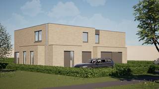 Te Torhout nabij het kasteeldomein van Wijnendale vinden we langs de Oostendestraat ter hoogte van nummer 360 deze nieuwe verkaveling bestaande uit 2 loten voor halfopen bebouwing terug. Deze loten worden gekenmerkt door hun topligging nabij het centrum van Torhout en hun goeie bereikbaarheid vanuit Torhout, Oostende, Gistel, Ichtegem, …. Een absolute meerwaarde bij deze verkaveling is hun zuidelijke oriëntatie en hun groene verzichten achteraan.<br /><br />Torhout vandaag meer en meer gekend als een bruisende en levende stad waar het aangenaam vertoeven is. Torhout combineert namelijk het bruisende stadsleven met het rustige karakter van het leven in een groene omgeving, hiervan zijn de mooie bossen zoals Groenhove bos en de kasteendomeinen van Wijnendale en d’Aertrycke stille getuigen van. <br /><br />Torhout biedt zijn inwoners en bezoekers een levendig stadscentrum aan met tal van winkels, restaurants en menigte andere ontspanningsmogelijkheden Dit levendig stadcentrum bevindt zich op zo’n 2 kilometer van de site.<br />De site zelf is tevens gemakkelijk te bereiken via het openbaar vervoer met een directe busverbinding tussen Torhout - Oostende (lijn 51) en tussen Diksmuide – Torhout – Aartrijke (lijn 64) op 20 meter van de site.<br /><br />Deze ruime halfopen bebouwing met lotnummer 1A ligt op een perceel van 851 m², waarvan zo'n 100,91 m² bebouwd. Deze woning heeft een bewoonbare oppervlakte van zo'n 187,89 m². Deze woning bestaat op de gelijkvloerse verdieping uit een inkomhal met apart toilet, een ruime leefruimte met open ingerichte keuken, een aparte bergruimte en een ruime inpandige garage. Op de eerste verdieping vinden we 3 ruime slaapkamers waarvan 1 met dressing, een bergruimte, een ruime badkamer en een nachthal met apart toilet. De tuin heeft een zuidelijke oriëntatie.<br /><br />Vraag gerust naar ons lastenboek en plannen op kantoor! (Vg, WgLk, Gmo, Gvkr, Vv) ~ E-peil: max E30 ~ Ref. OU28947<br /><br />Voor meer uitleg maken wij graag met u een afspraak voor een persoonlijk gesprek! Tot binnenkort? Residentie Vastgoed<br /><br />Residentie Vastgoed treedt niet op als bemiddelaar maar als verkoper van het onroerend goed.