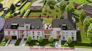 BEZOEK HET PENTHOUSE na afspraak <br />De werken zijn in uitvoering - oplevering 4/2027 - REEDS 80% VERKOCHT.<br />6% BTW mogelijk voor eigen enige woonst of verhuur (onder voorwaarden).<br />Penthouse van 152m² met zeer ruim zuiderterras van 30m² in het stijlvolle nieuwbouwproject ‘Hof ter Hooghe’ op de 2de verdieping met lift.<br />Zeer energiezuinig BEN-appartement (Bijna Energie Neutral) met warmtepomp geothermisch met vloerverwarming + vloerkoeling (geothermisch = grondboringen met grondwarmte = de meest energiezuinige verwarming) + zonnepanelen.<br />Op een uniek zuid gericht perceel van 27 are met mooie aangelegde tuin met 16 nieuwe loofbomen.<br />Gunstig gelegen in het centrum van Schriek, nabij de grens met Keerbergen, op wandelafstand van winkels, diensten, scholen, ontspanning en openbaar vervoer.<br />Omvat: inkomhal, wc, living 59m² met open volledig ingerichte keuken, wasplaats-berging, 2 bad-of douchekamer, 3 slaapkamers.<br />Het project is tevens voorzien van een ruime gemeenschappelijke fietsenberging op het gelijkvloers, ondergrondse garageboxen en autostaanplaatsen, privé kelders, en een vuilnisberging in bijgebouw in achtertuin.<br />Verkoop BTW-stelsel - aankopen aan 6% BTW mogelijk onder voorwaarden op constructiewaarde - grondwaarde 12% registratie.<br />Stedenbouw info: omgevingsvergunning uitgereikt bouwen 13 appartementen - woongebied - niet gelegen in verkaveling - geen voorkooprecht ruimtelijke ordening - geen rechterlijke herstelmaatregel of bestuurlijke maatregel opgelegd - niet overstromingsgevoelig.