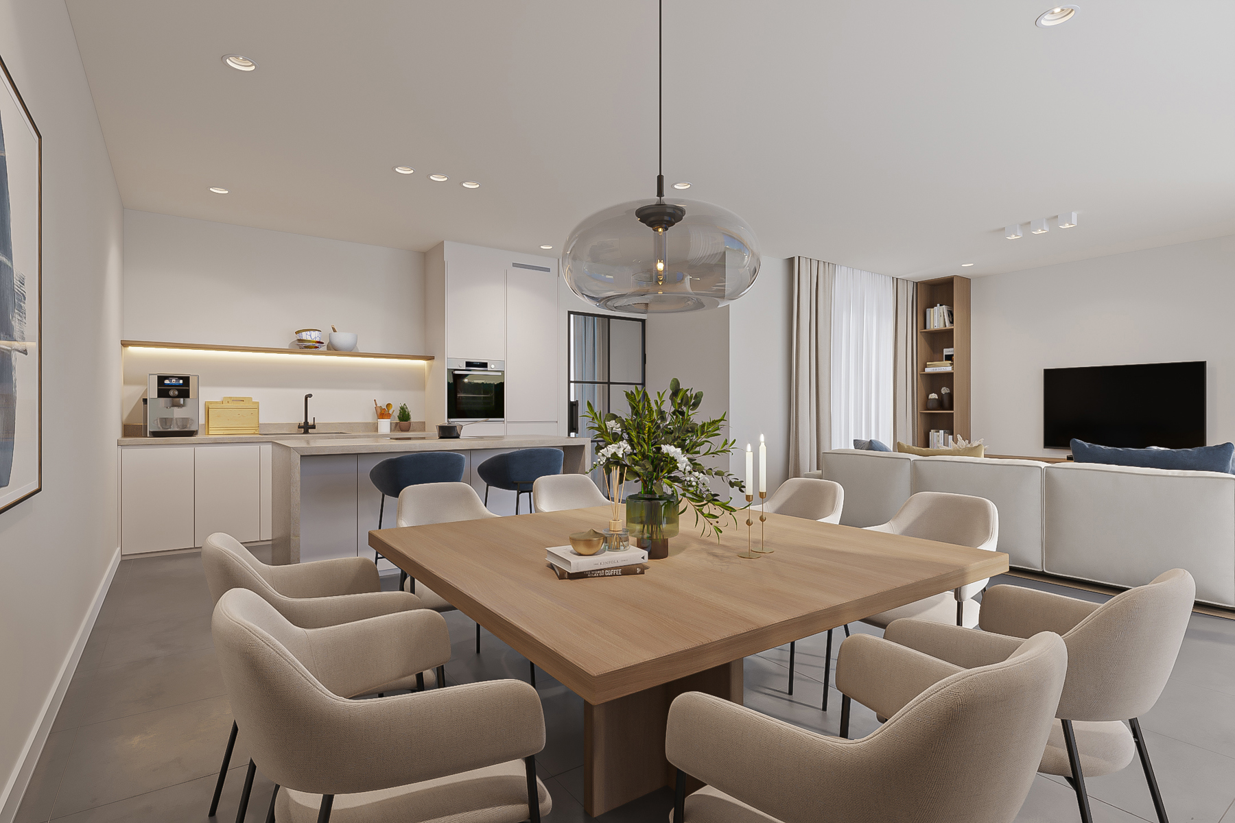 Nieuwbouwwoning op plan met 3 slaapkamers en bureau - foto 4