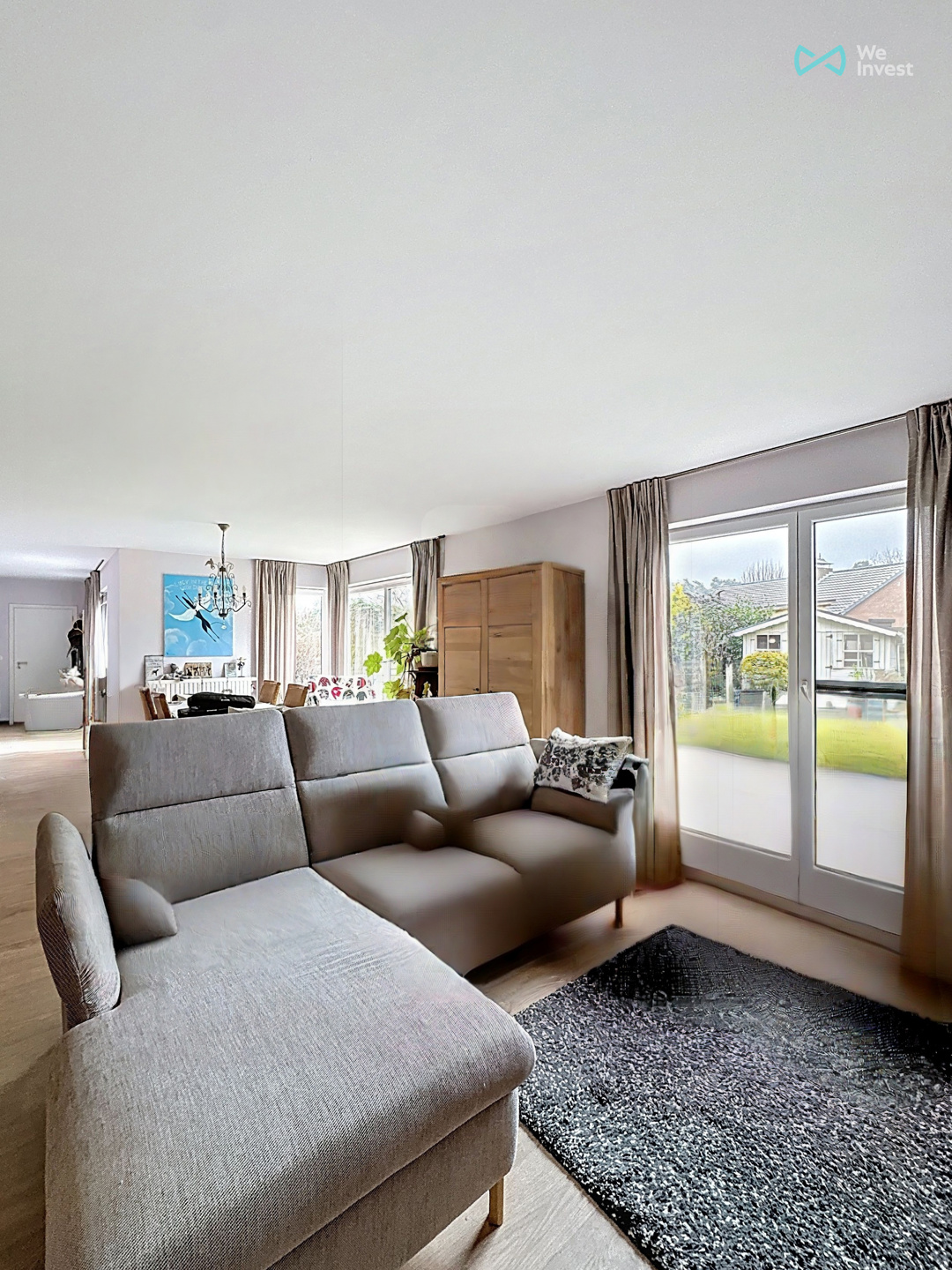 Net gelijkvloersappartement met 3 slaapkamers,garage en tuin - foto 2