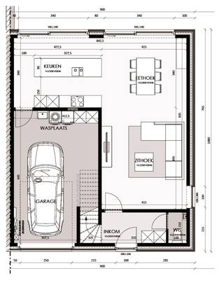 <strong>NIEUWBOUW IN EEN MODERNE BOUWSTIJL - halfopen bebouwing (lot 87).</strong> Binnen de ring van Roeselare, op het grondgebied van Hooglede, bevindt zich deze moderne halfopen woning met plat dak.<br /><br />De woning beschikt over een lichtrijke leefruimte, een kwalitatief ingerichte open keuken en een ruime garage die eveneens dienst kan doen als wasplaats. Er zijn 2 aparte toiletten. Eén op elke verdieping. Boven bevinden zich 4 slaapkamers, een badkamer met douche én bad en een aparte berging. De woning wordt volledig instapklaar opgeleverd, voorzien van alle nodige vloerbekleding, met aangelegde tuin voorzien van een afsluiting, terras en gazon en een aangelegde voortuin met oprit en pad naar de voordeur.<br /><br />Door de combinatie van het warmtenet en zonnepanelen verwarm je duurzaam met vloerverwarming en de nieuwste technieken. Met een E-peil onder de 20 geniet je van heel wat voordelen en als bewoner van dit futureproof woonproject beschik je daarbij over alle faciliteiten van het e-mobipunt. Er is een vlotte verbinding met de ring rond Roeselare en het centrum van Roeselare.<br /><br />Deze prijs is exclusief kosten en btw, bekijk de ALL-IN prijs voor een volledig afgewerkte en instapklare woning, inclusief alle kosten op onze website: <strong>www.dumobil.be/nl/woonprojecten/projecten/hooglede-nieuwbouwwoningen </strong>/ Of vraag vrijblijvend meer informatie via bouwadviseur Sam Borrey: <strong>sam@dumobil.be</strong> | <strong>0483 210 133</strong>.