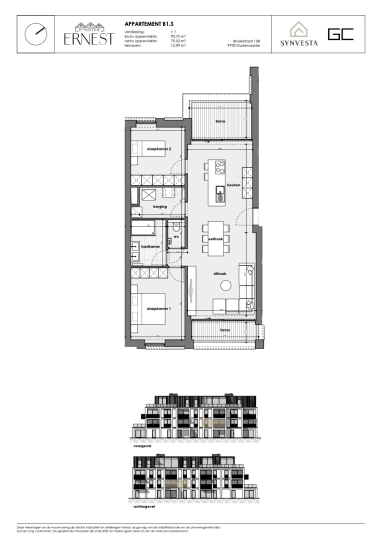 Apartment for sale in Oudenaarde with 2 bedrooms - photo 3