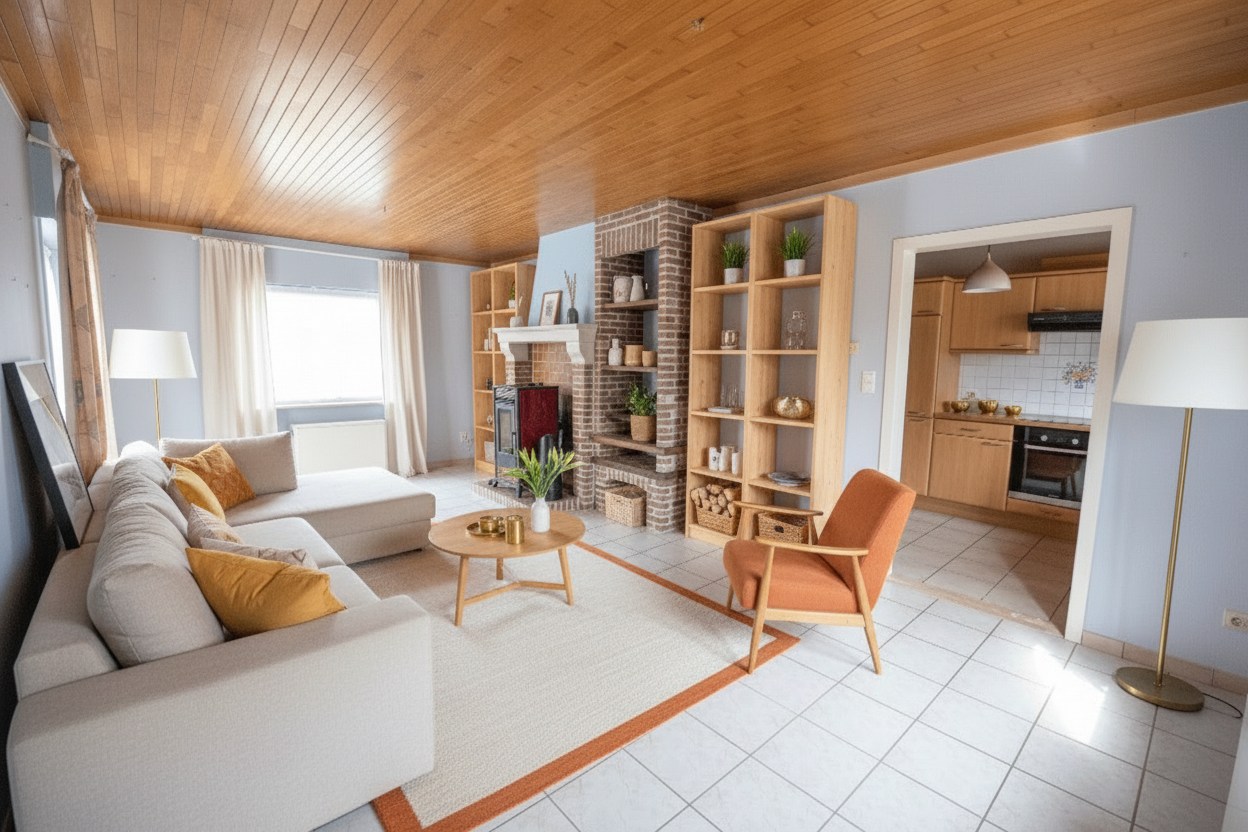 TE KOOP: alleenstaande woning in een rustige woonwijk te Desselgem. - foto 4