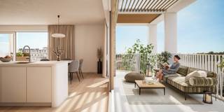 <p><strong>De werken zijn volop aan de gang en de oplevering wordt verwacht rond de zomer van 2026 ! <br /><br />Rustig wonen, met uitzicht op een groen en autoluw park met waterpartij: Dat is nieuwbouwproject TAMBOER, gelegen aan Kasteelloop, een gloednieuw binnengebied aan de rand van de stad, net binnen de ring. Het park vormt een groene schakel met een aangename fiets- en wandelroute tussen het Stadspark en het centrum. Dat betekent rustig wonen in hartje Turnhout, en toch op een steenworp van de Grote Markt, alle voorzieningen, scholen, winkels, openbaar vervoer, het Stadspark en met een gunstige verbinding naar de E34 Antwerpen-Eindhoven. Tamboer trekt volop de kaart van duurzaamheid: De appartementen zijn “bijna-energieneutraal” (BEN) en maken gebruik van groene energiebronnen. </strong><br /><br />Een nieuwbouwproject met kwaliteitsvolle materialen, een persoonlijke begeleiding en een afwerking naar wens. De appartementen zijn dankzij het<strong> A-label “bijna-energieneutraal” (BEN)</strong> en gericht op de toekomst. Tamboer is een ecologisch verantwoord, duurzaam en energiezuinig woonproject: Slimme ventilatietechnieken, uitstekende (akoestische) isolatie, energievriendelijke vloerverwarming, regenwater recuperatie, doordachte materiaalkeuze, groene gevels die zorgen voor verkoeling, ... U bent er dus van verzekerd dat uw appartement moeiteloos voldoet aan steeds maar strengere normen. Uw verbruik wordt zo laag mogelijk gehouden, en dat voelt u in uw portemonnee. <br /><br />Het zijn stuk voor stuk ruimtelijke appartementen met een praktische indeling en <strong>veel lichtinval </strong>dankzij de grote raampartijen en de juiste oriëntatie. Verder beschikt ieder appartement over een ruim en zongericht terras met een minimumdiepte van 2m80. Dit zijn<strong> echte "leefterrassen"</strong>, waar u heerlijk kan vertoeven met zicht op het <strong>omliggende groen</strong>. Elk appartement wordt tot in de puntjes afgewerkt, volledig naar uw smaak. Dit zorgt voor een ideale woonomgeving, voor uzelf, of als <strong>investering</strong>. <br /><br />De wagen kan u kwijt in de ondergrondse parkeergarage – een bewuste keuze om bovengronds meer ruimte te laten voor groen. Voor uw fiets(en) is een <strong>grote, afgesloten fietsenstalling</strong> voorzien en andere spullen bergt u probleemloos in uw private kelderberging. <br /><br />Er zijn verschillende appartementen, met keuze uit <strong>1 - 2 of 3 slaapkamers en riante (hoek)terrassen.</strong> Oppervlaktes beginnen vanaf 69m² en gaan tot 133m², telkens exclusief de ruime terrassen tot maar liefst 61m². <strong>Prijzen starten vanaf € 227.900,</strong> exclusief aankoopkosten. Een aantal appartementen zijn uitermate geschikt als investering. Kortom, voor ieder wat wils! Wij bekijken met veel plezier wat er voor u in aanmerking kan komen.</p>
<p><strong>Wie is de projectontwikkelaar?</strong> DC Belgium is al decennia een toonaangevende ontwikkelaar in heel het land. Zij behoren tot de topvan de Belgische vastgoedontwikkelaars en staan voor betaalbare kwaliteit, een gevarieerd woonaanbod en veel aandacht voor groen. Deze jarenlange ervaring garandeert gemoedsrust: U bent verzekerd van een persoonlijke begeleiding doorheen het volledige aankoopproces en een afwerking tot in de puntjes, naar uw smaak en budget. <strong>Bovendien geniet u van een 100% voltooiingsgarantie dankzij de Wet Breyne. </strong></p>