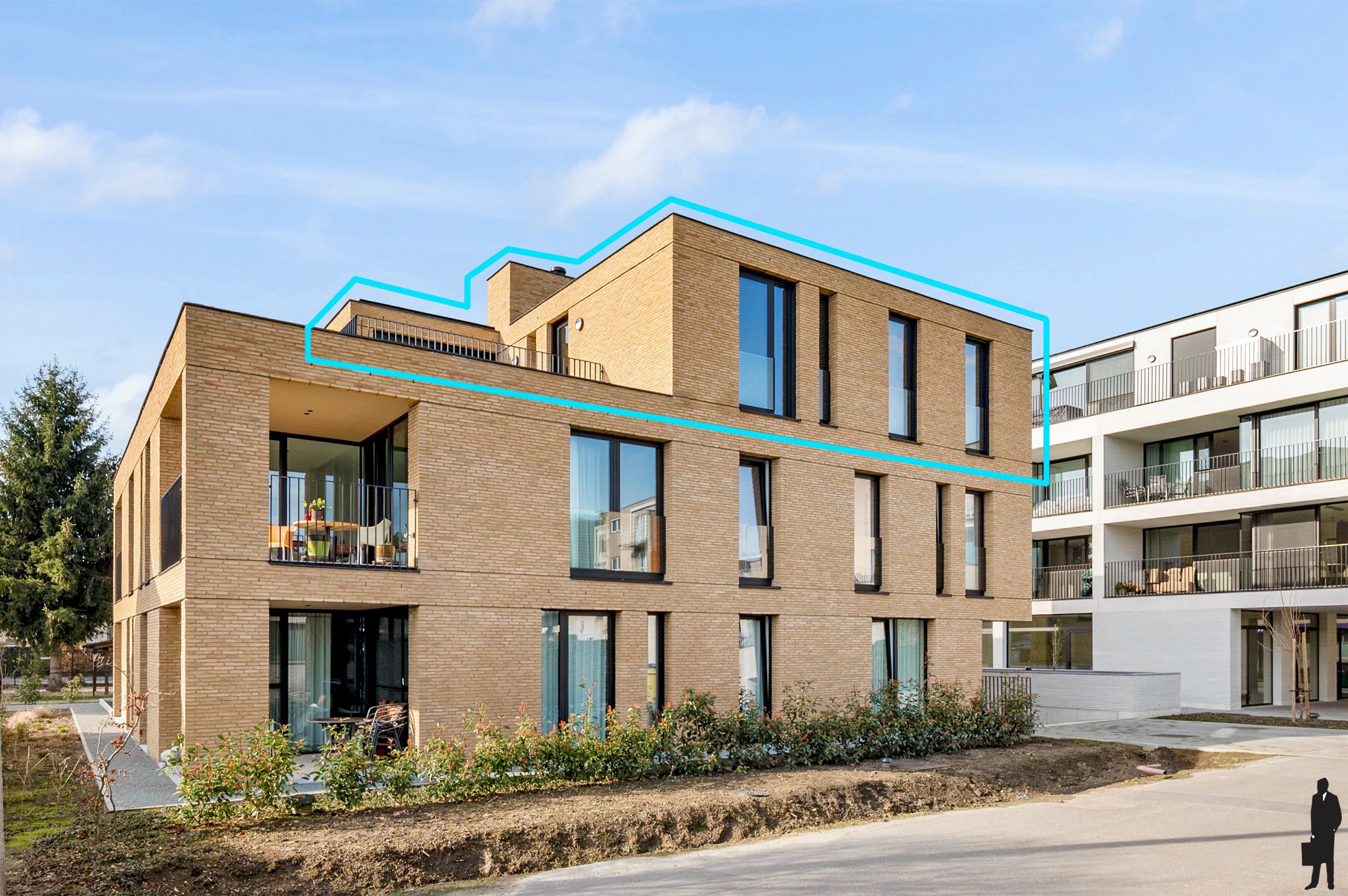 Exclusieve penthouse met ruim zonneterras te Haacht. - foto 2