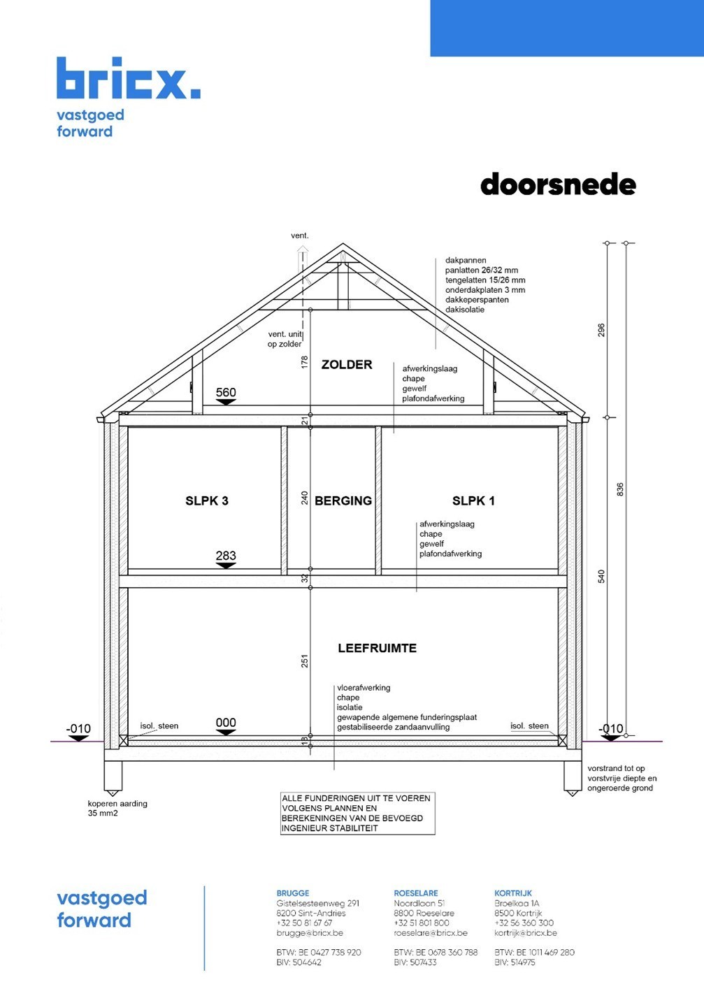 House for sale in Kuurne with 3 bedrooms - photo 4