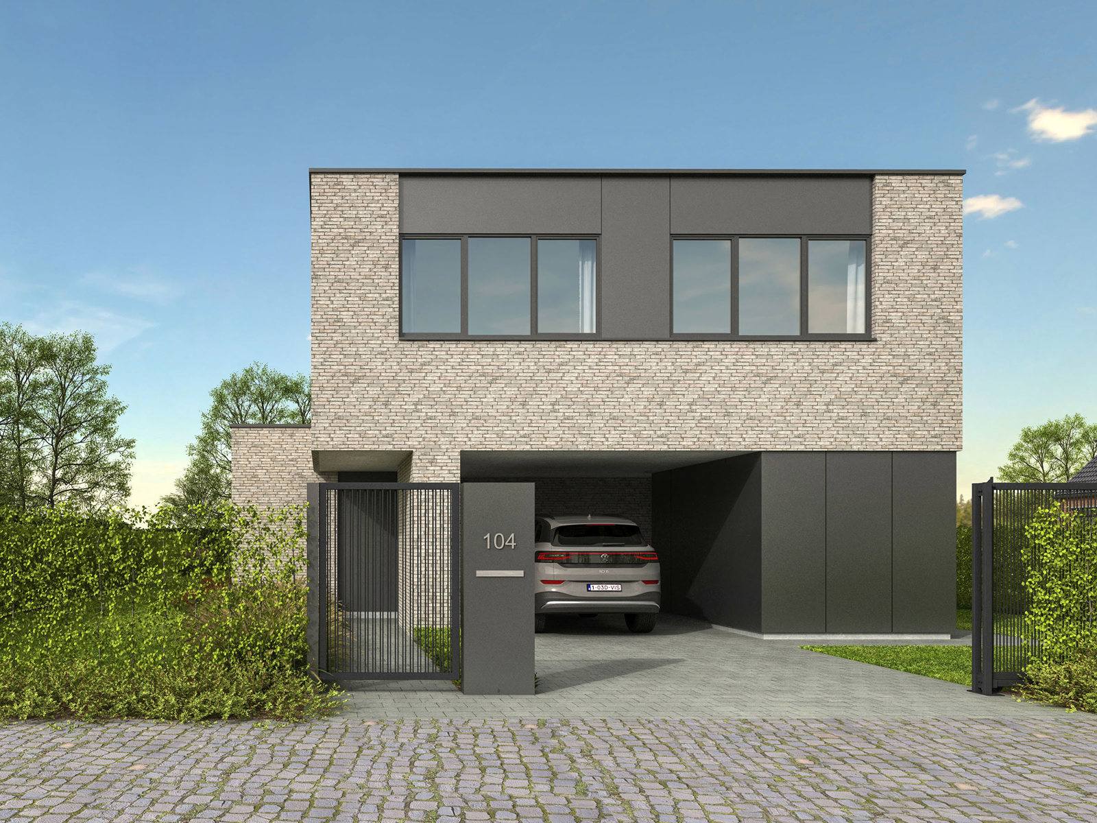 Moderne, lichtrijke nieuwbouwwoning met tuin te koop in groen Kalken (Laarne) - foto 2
