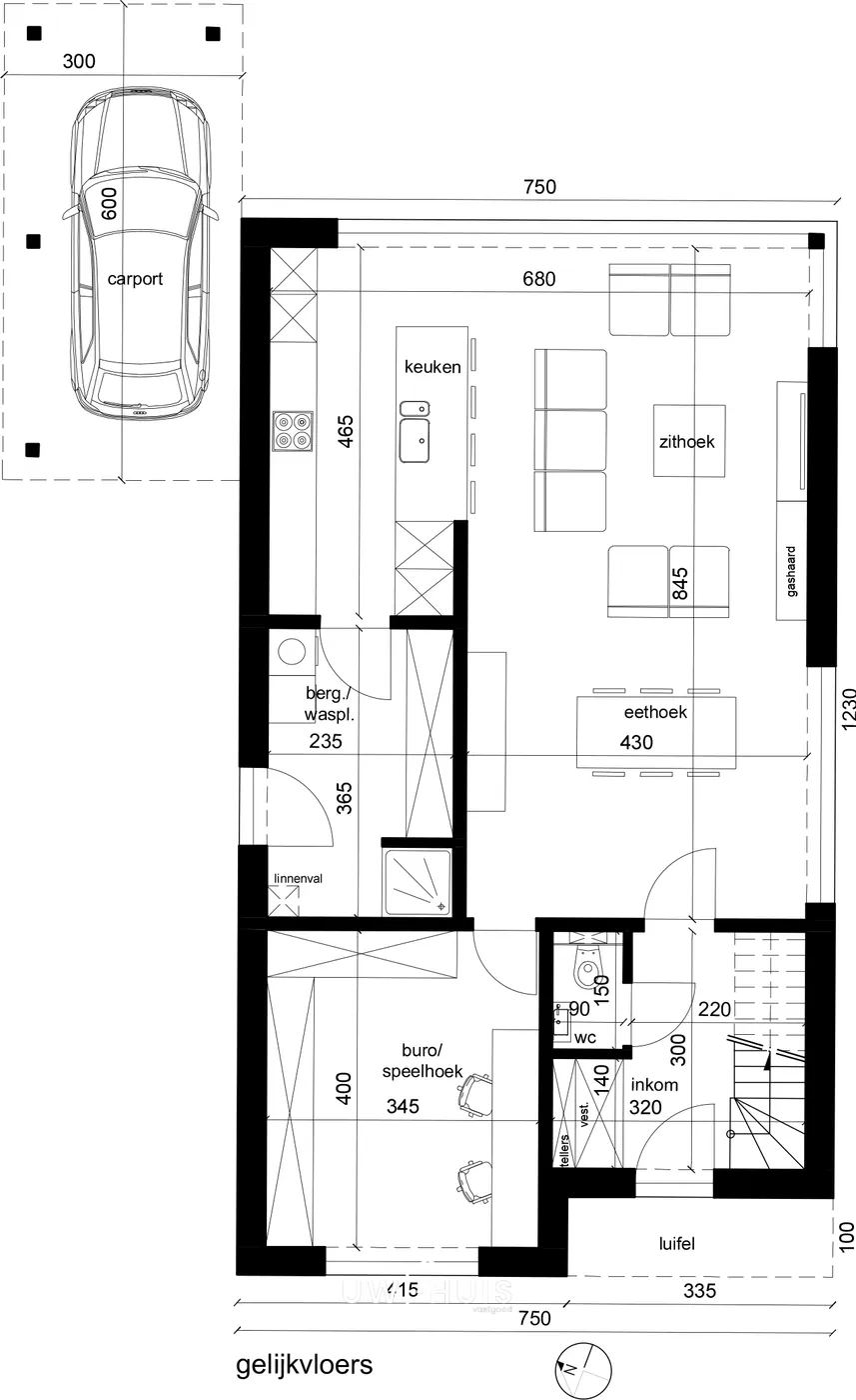 NIEUWBOUW OB UITSTEKENDE LOCATIE + BOUWGROND VAN 763 M2  - foto 3
