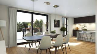 Elke zondag welkom op ons kantoor van 10u-12u voor meer info over de nieuwbouwprojecten!Appartement 1.1 is het linker-duplex-appartement en heeft op...