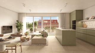 LUXE nieuwbouw appartement op 1steV bestaande uit : Inkomhall met ruimte voor vestiaire, apart toilet, modern ingerichte badkamer, 2 slaapkamers, luxueus ingerichte keuken, berging, ruime woonkamer met toegang naar ruim privatief terras. Gemeenschappelijke binnentuin met fietsenstalling. Ondergronds : Privatieve autostaanplaatsen en ruime bergingen voorzien. Elk appartement wordt energiezuinig gebouwd, standaard voorzien van vloerverwarming met warmtepomp, en 'op maat' afgewerkt volgens de wensen van elke individuele koper. Gelegen op een rustige toplocatie aan de monding van de drie rivieren Rupel, Dijle en Nete, tussen het groen, het water en het centrum van Rumst. De aannemer en bouwheer BOSTOEN bouwt al méér dan 40 jaar met passie en gedrevenheid ... en vooral ..., zij bouwen uw nieuwe THUIS. Interesse om dit appartement in detail eens te komen bespreken ? Maak dan nu uw afspraak via LEXIMMO : 03.459.99.99 of joeri@leximmo.be .