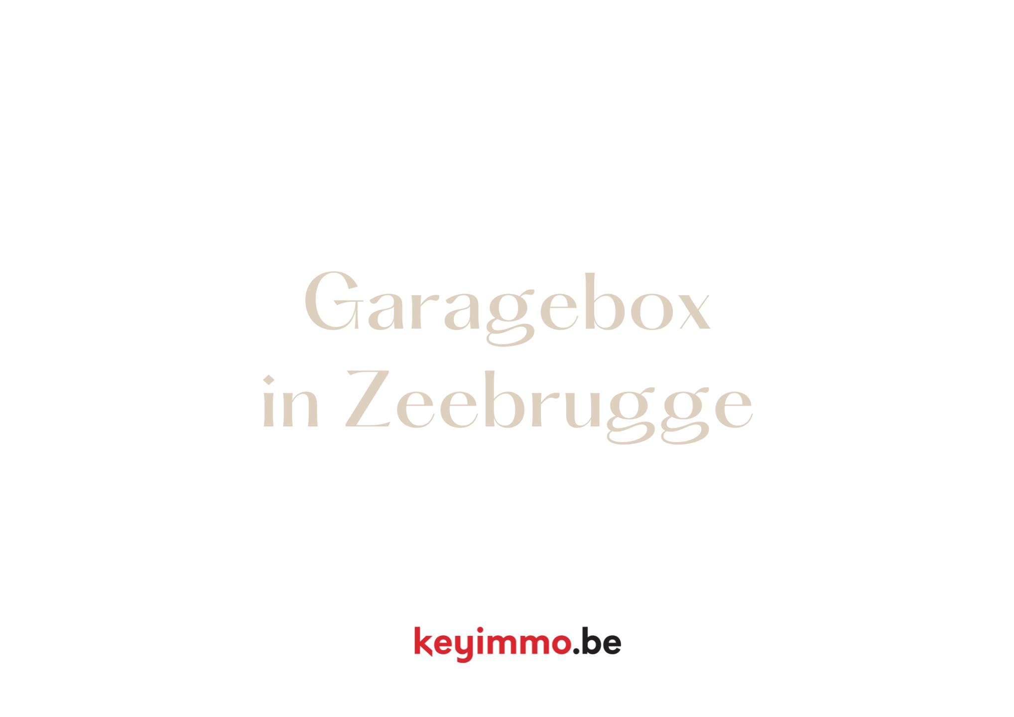 Garagebox te koop in residentie New large Zeebrugge. - foto 1